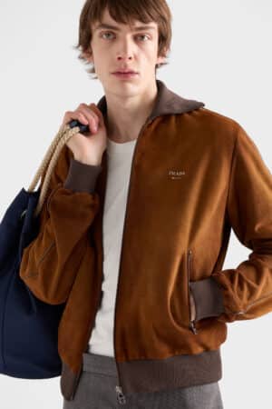 [프라다] 스웨이드 블루종 재킷 UPW563