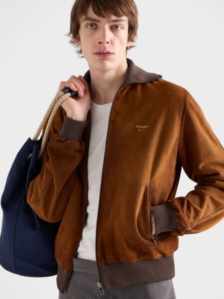 [프라다] 스웨이드 블루종 재킷 UPW563
