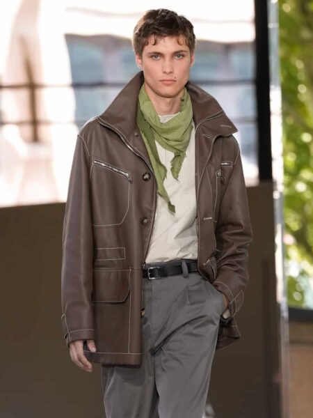 [에르메스] SS26 레더 코트 (2 COLORS)