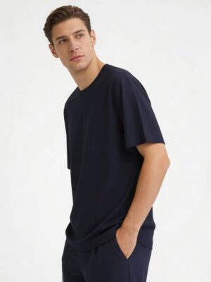 [브리오니] 숏 슬리브 크루넥 티셔츠 (2 COLORS)