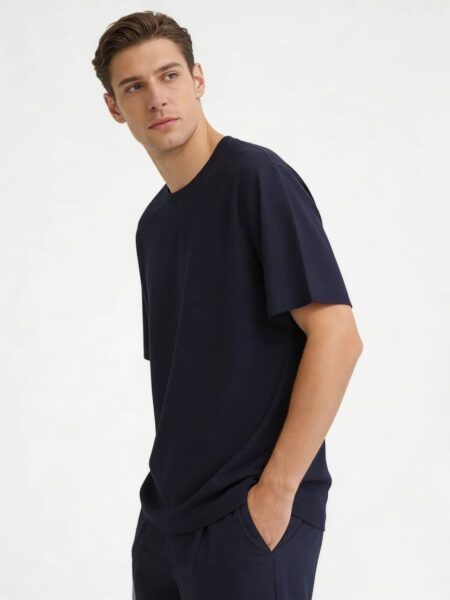 [브리오니] 숏 슬리브 크루넥 티셔츠 (2 COLORS)