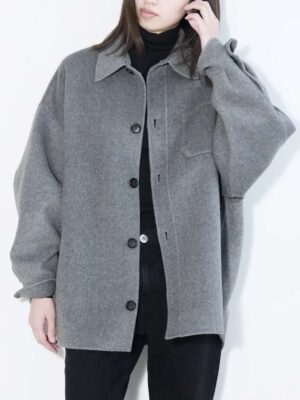 [더 로우] 캐시미어 오버 셔츠 자켓