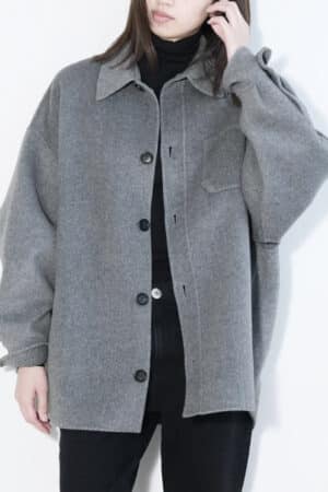 [더 로우] 캐시미어 오버 셔츠 자켓