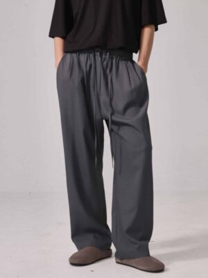 [더 로우] 웨이스트밴드 트라우저 (2 COLORS)