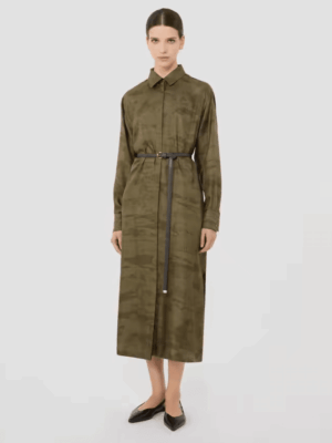 [막스마라] 프린트 셔츠 드레스 (2 COLORS)