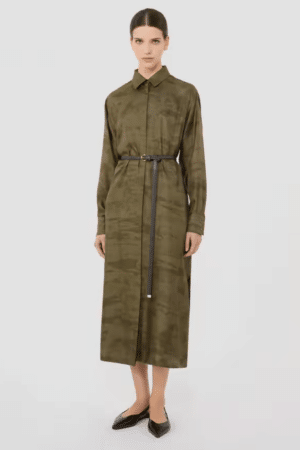 [막스마라] 프린트 셔츠 드레스 (2 COLORS)