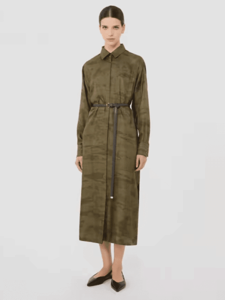 [막스마라] 프린트 셔츠 드레스 (2 COLORS)