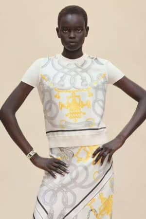 [에르메스] "Palefroi Remix" 숏 슬리브 트윌레인 스웨터 (2 COLORS)