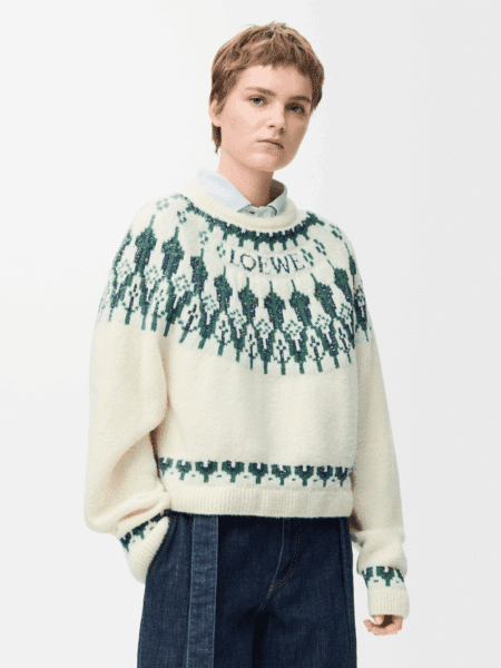 [로에베] 울 블렌드 스웨터 (2 COLORS)