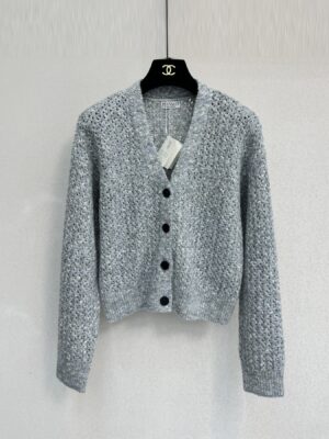 [브루넬로 쿠치넬리] 오픈워크 케이블 니트 가디건