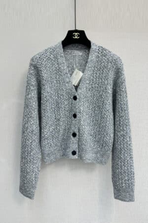 [브루넬로 쿠치넬리] 오픈워크 케이블 니트 가디건