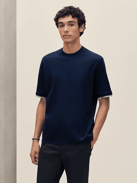 [에르메스] “Sellier” 디테일 티셔츠 (3 COLORS)