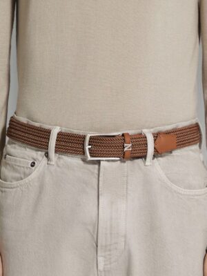 [제냐] 레이온 벨트(은장) 35mm (8 COLORS)