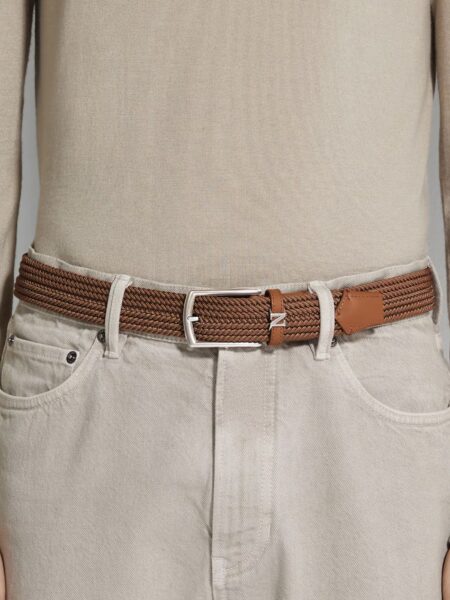 [제냐] 레이온 벨트(은장) 35mm (8 COLORS)