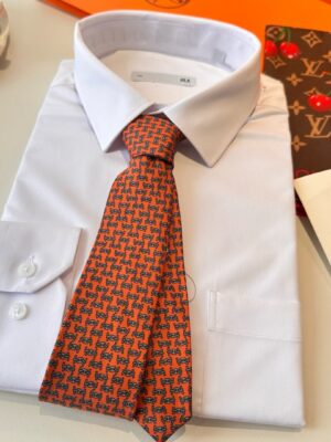 [에르메스] Maillons Rythmes 넥타이 (4 COLORS)