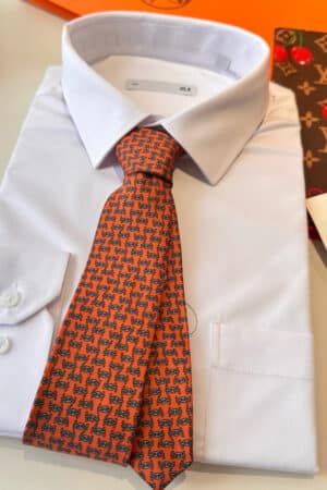 [에르메스] Maillons Rythmes 넥타이 (4 COLORS)