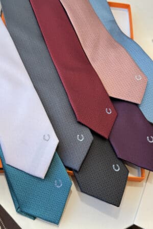[에르메스] Unie Fer a Cheval 넥타이 (8 COLORS)
