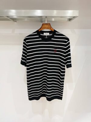 [브루넬로 쿠치넬리] 스트라이프 코튼 티셔츠 (2 COLORS)