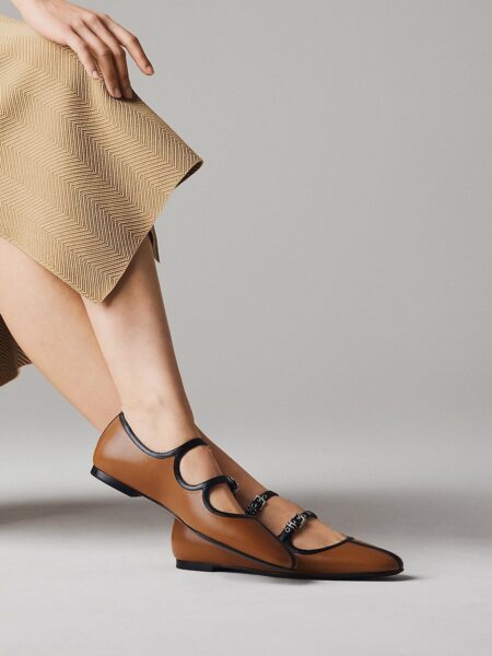 [에르메스] Lilia 발레리나 플랫 H252044Z (2 COLORS)