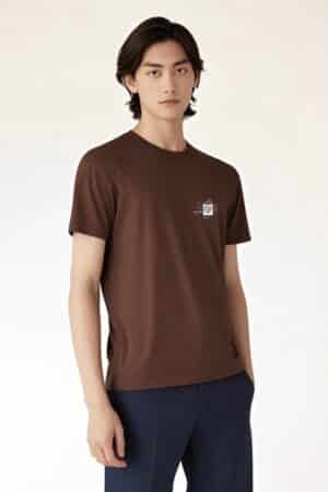 [로로피아나] 자수 로고 티셔츠 (3 COLORS)