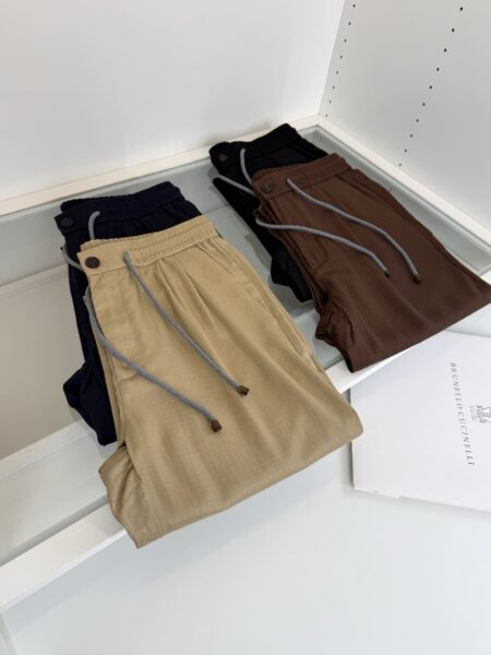 [브루넬로 쿠치넬리] 와이드 레그 팬츠 (4 COLORS)