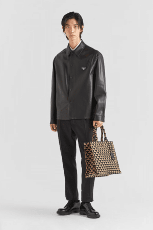 [프라다] 나파 레더 셔츠 재킷 UPC199