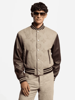 [루이비통] 모노그램 엠브로이더드 바시티 블루종 1AHBZ6