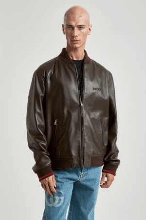 [구찌] 레더 봄버 재킷 793726