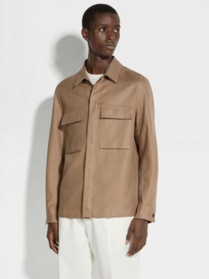 [제냐] Oasi Lino 오버셔츠 (3 COLORS)