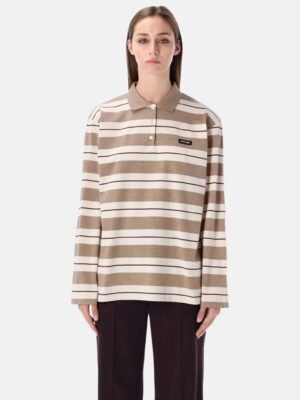 [미우미우] 긴소매 폴로 셔츠 MJL015