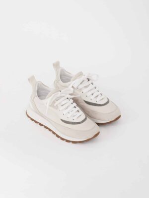 [브루넬로 쿠치넬리] 로우탑 레이스업 스니커즈 (2 COLORS)