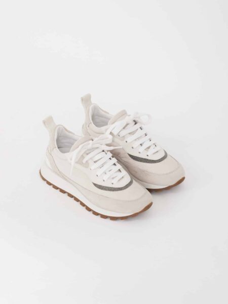 [브루넬로 쿠치넬리] 로우탑 레이스업 스니커즈 (2 COLORS)