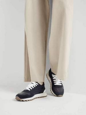 [브루넬로 쿠치넬리] 프레셔스 토 디테일의 테크노 패브릭 러너 스니커즈 (2 COLORS)