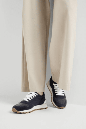 [브루넬로 쿠치넬리] 프레셔스 토 디테일의 테크노 패브릭 러너 스니커즈 (2 COLORS)