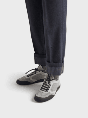 [프라다] Speedrock 레더 및 메쉬 패브릭 스니커즈 (4 COLORS)