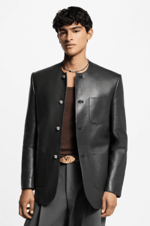 [루이비통] 시크 칼라리스 레더 블레이저