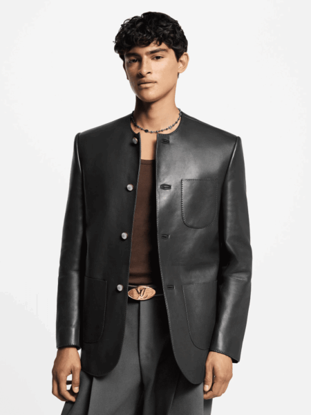 [루이비통] 시크 칼라리스 레더 블레이저