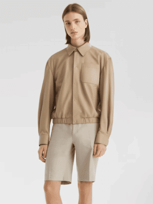 [펜디] 레더 블루종 재킷 FPJ884ATG