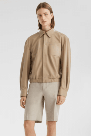 [펜디] 레더 블루종 재킷 FPJ884ATG