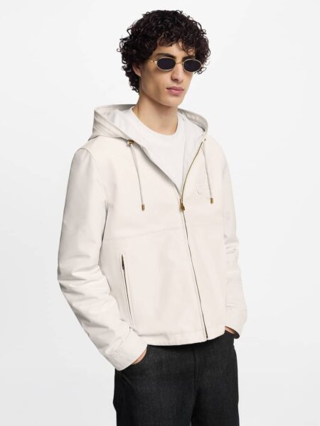 [루이비통] 레더 믹스 후드 블루종 (2 COLORS)