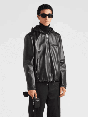 [프라다] 리버서블 나파 레더 및 Re-Nylon 재킷 UPW281