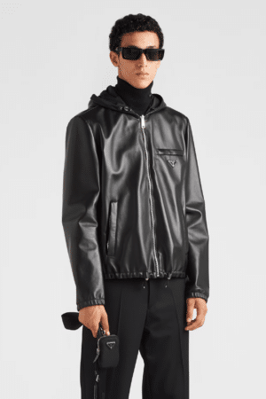 [프라다] 리버서블 나파 레더 및 Re-Nylon 재킷 UPW281