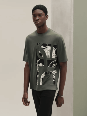 [에르메스] "Ex-Libris" 티셔츠 (2 COLORS)