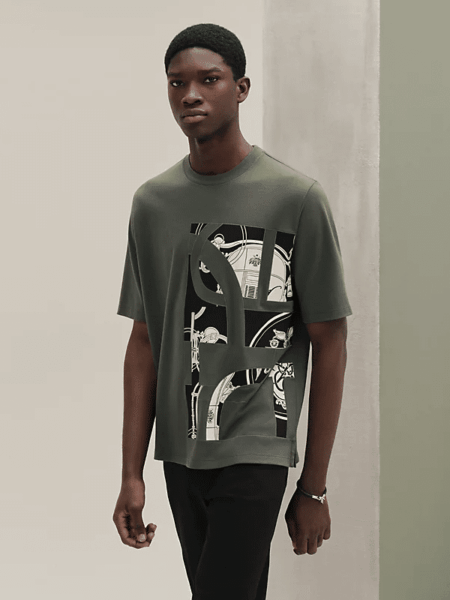 [에르메스] "Ex-Libris" 티셔츠 (2 COLORS)