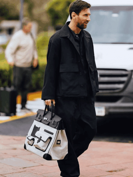 [에르메스] 버킨 카고 HAC 40cm Canvas & Swift / Noir & Ecru