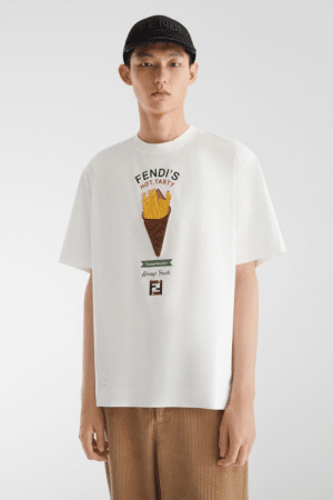 [펜디] 크루넥 티셔츠 (2 COLORS)