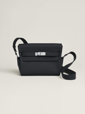 [에르메스] 켈리 메신저 백 25cm Evercolor / Noir