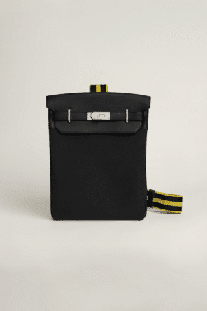 [에르메스] Hac a Dos GM 백팩 28cm Canvas & Swift / Noir