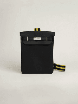 [에르메스] Hac a Dos GM 백팩 28cm Canvas & Swift / Noir