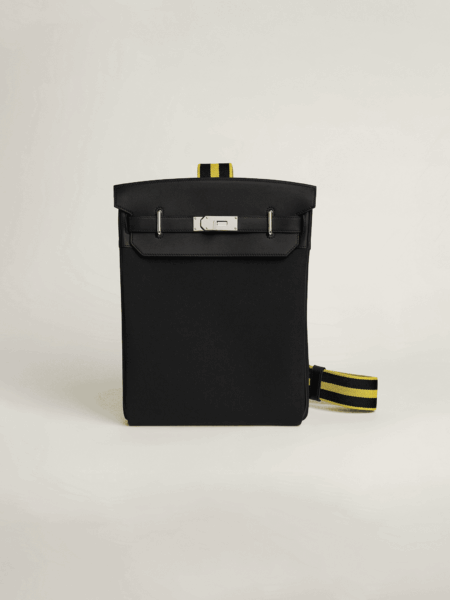 [에르메스] Hac a Dos GM 백팩 28cm Canvas & Swift / Noir